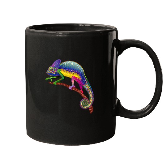 Chameleon Pet  Reptile Keeper Herpetologist Animal Gifts Mugs