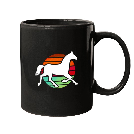 Horse Pet design retro Mugs