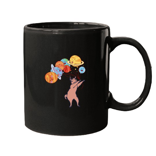 Llama Pet Aerospace Solar System Planets Funny Space Llama Alpaca Mugs