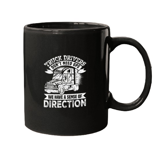Trucker Trucking Semi Truck Drivers 23 Mugs