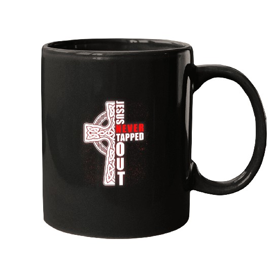 Sport Wrestling Jesus Never Tapped Out Christian Wrestling Faith Faithcross Mugs