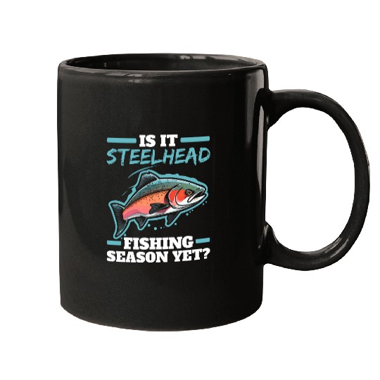 Fishing Fun Steelhead Fishing Fish Catcher Fisherman Trout Fishing Lover Mugs