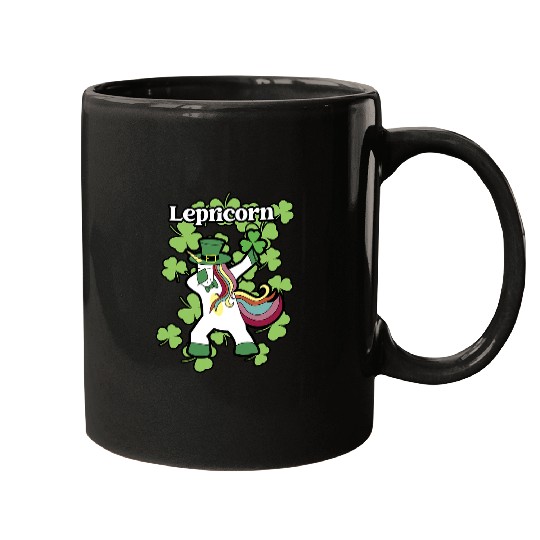 Unicorn Pet Cute Funny Lepricorn  Unicorn St Patricks Day Kids Mugs