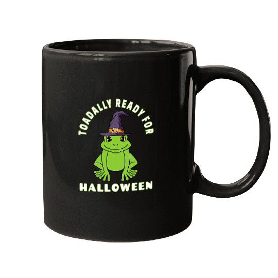Frog Pet Halloween Toad Frog Pun Toadally Ready for Halloween Mugs
