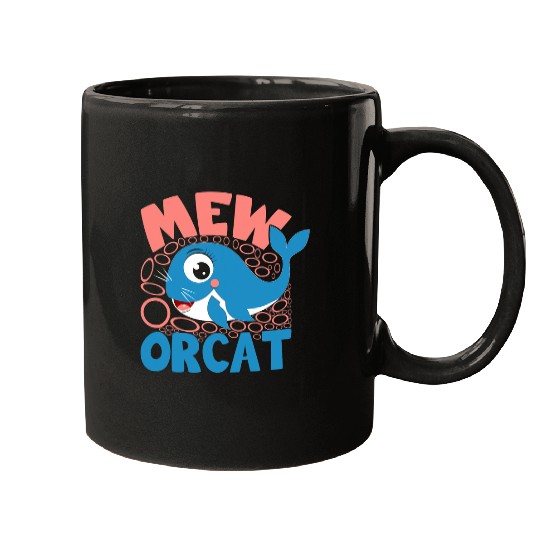 Whale Pet Mew Orcat Orca Sea Mamal Lover Pet Owner 1 Mugs