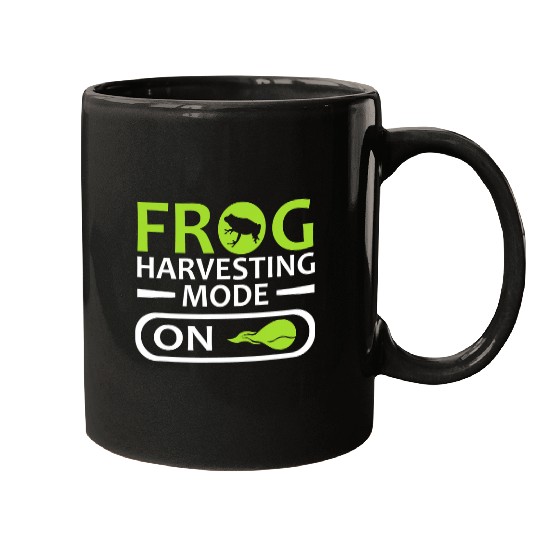 Frog Pet Harvesting Mode On Funny Frog Catcher Toad Hunting Mugs