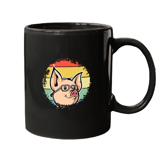 Pig Pet Face Girls Boys Farm Animal Hog Lover Farmer 01 Mugs