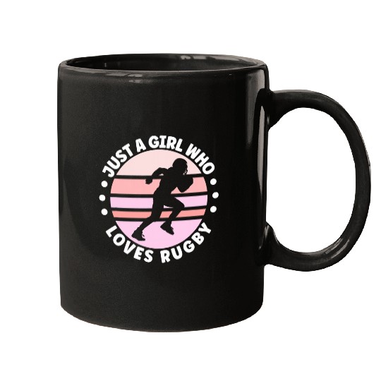 Sport Rugby Player Apparel Rugby Sports for Women Mugs