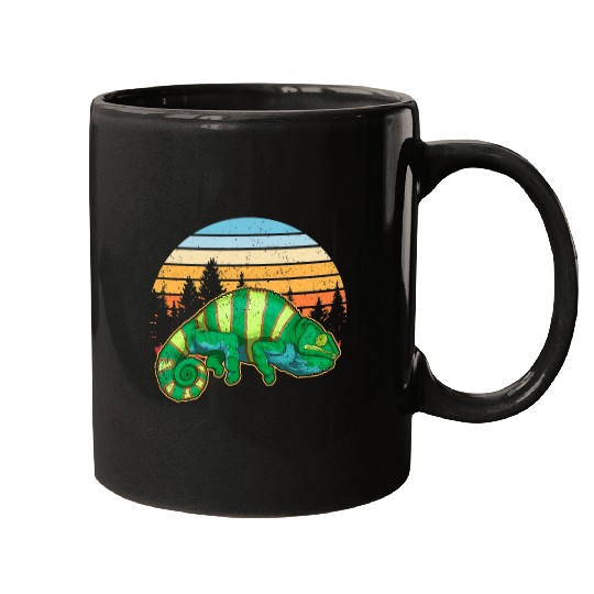 Chameleon Pet Tropical Lizard Reptile Animal Mugs