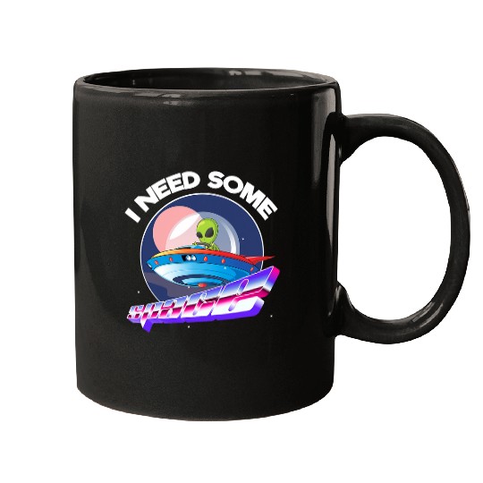 Aliens UFO I Need Space Funny Alien Astronomy Science Mugs