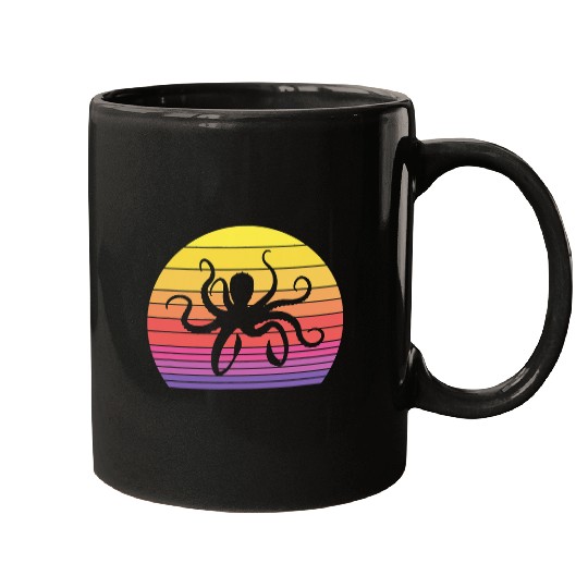 Octopus Pet Cephalopod vintages Mugs