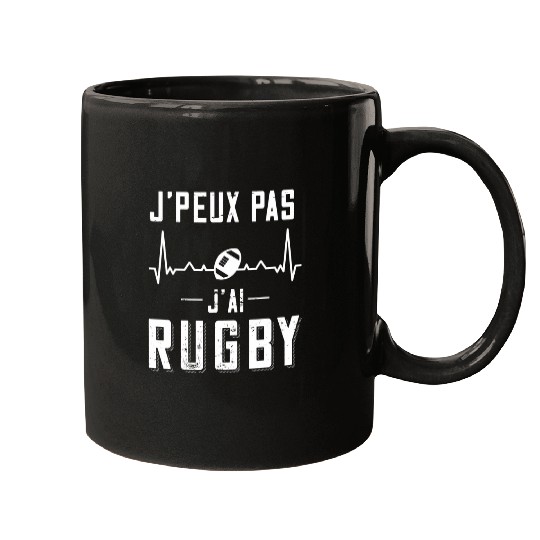 Sport Rugby Player JPeux pas jai Rugby Jersey Mugs