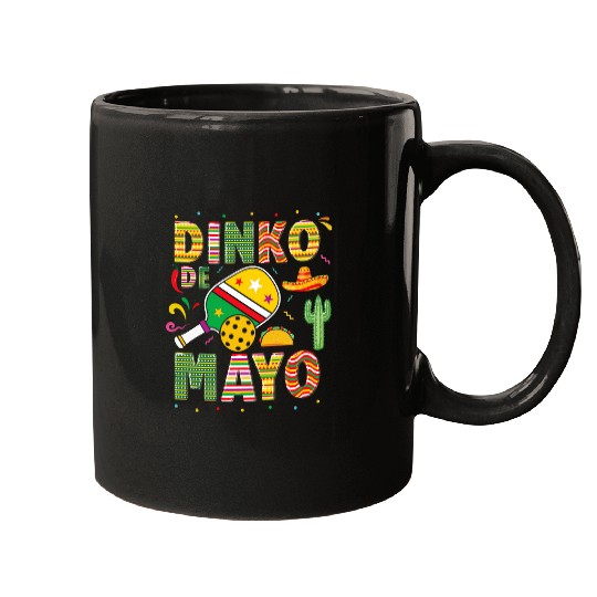 Sport Pickleball Dinko De Mayo Cinco De Mayo Pickleball Pun Mugs