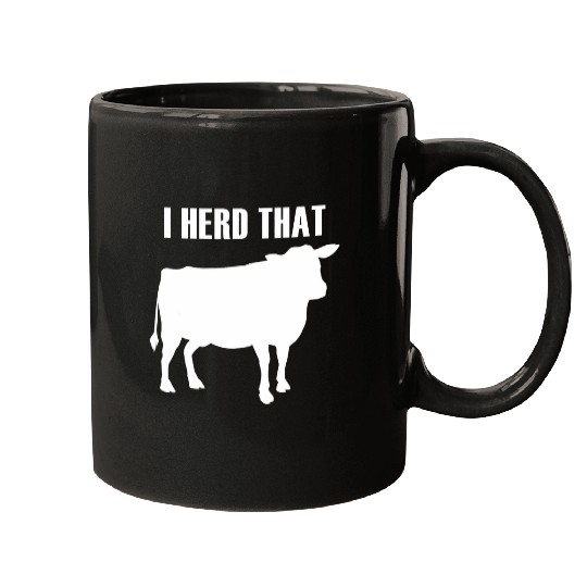 Cow Pet Ironic Quote Farm Animal Herd That Cow Mugs