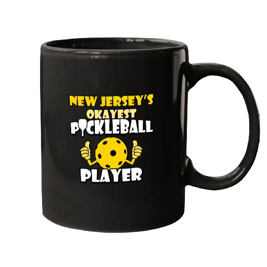 Sport Pickleball Player New Jersey Pickleball Mugs