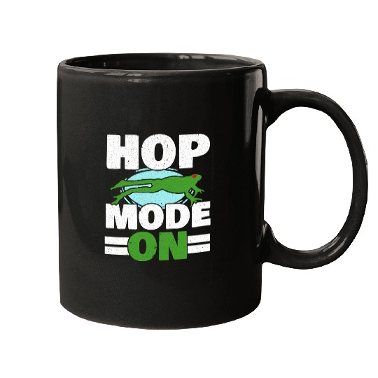 Frog Pet Hop Mode On Red Eyed Tree Frog Lover Toad Amphibian Tadpole 1 Mugs
