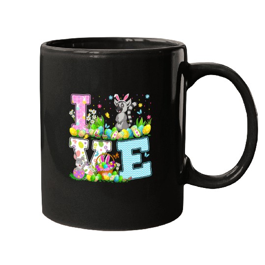 Lemur Pet Easter Egg Hunt Funny Love Lemur Easter Sunday Mugs
