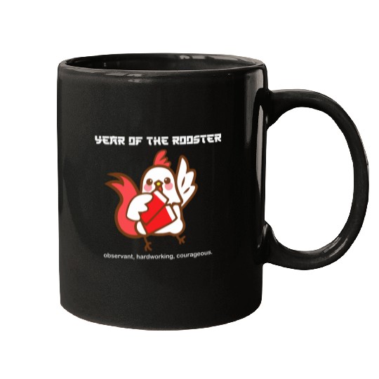 Chicken Pet Year of The Rooster Lunar New Year Mugs