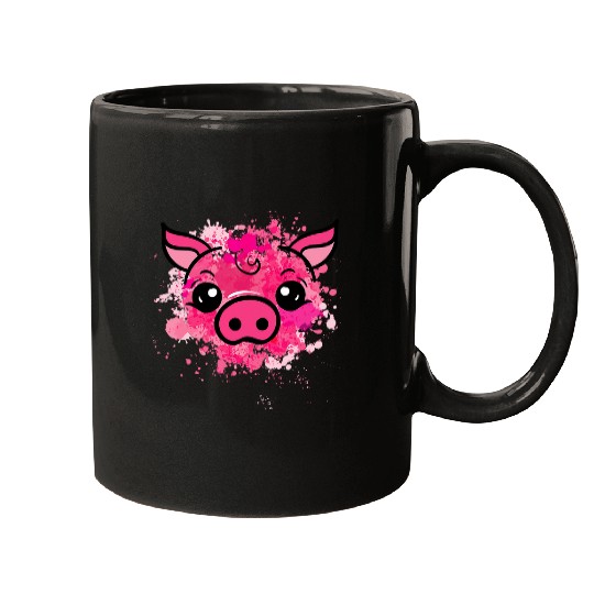 Pig Pet Face SWines Halloween Costume Cute Pig Lovers Mugs