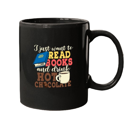 Book Fun Gif Read Books Drink Hot Chocolate 1 Mugs