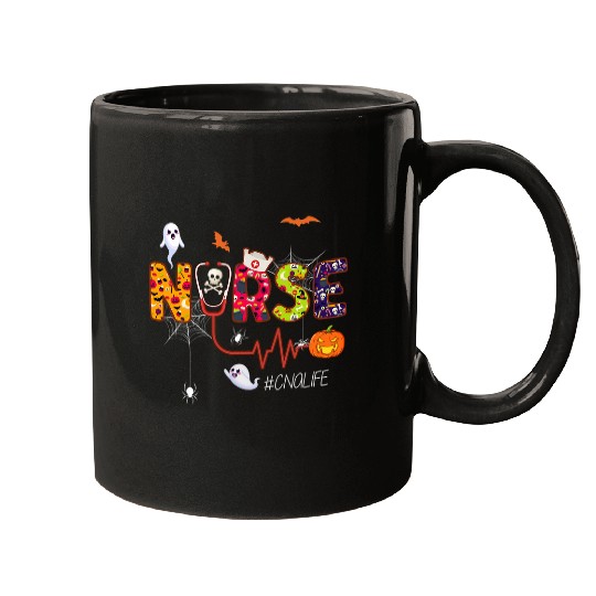 nurses Job CNA nurses Halloween Spider Certified Nursing Assistant Mugs