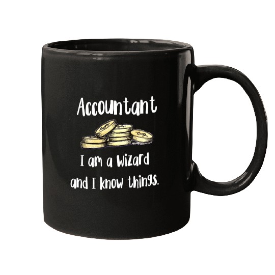 Accountant Job I am a Wizard and I know things Mugs