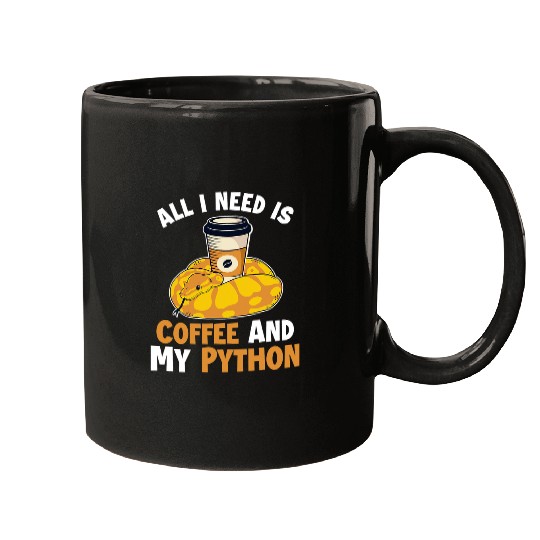 Python Pet and Python Snake Lover Pythonidae Banana Ball Python 1 Mugs