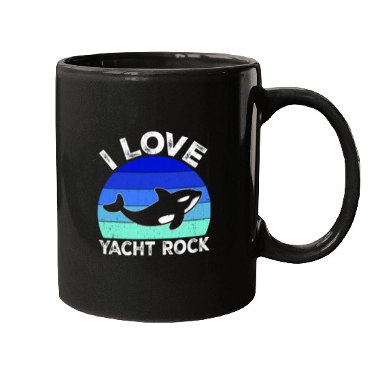 Whale Pet Orca Yacht Rock Music And Orca Whales Funny Orca Mugs