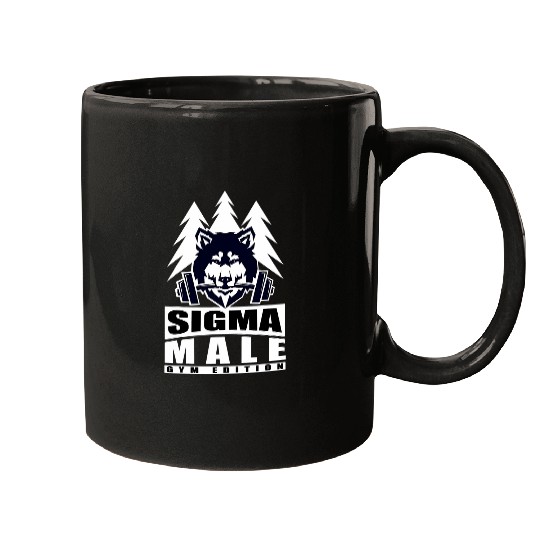 Sigma Male Grindset Weightlifting Fitness Gym Edition Mugs