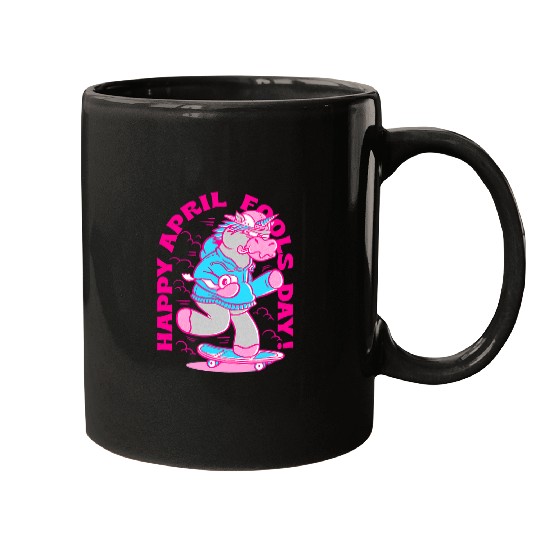 Unicorn Pet happy April Fools Day unicorn funny Mugs