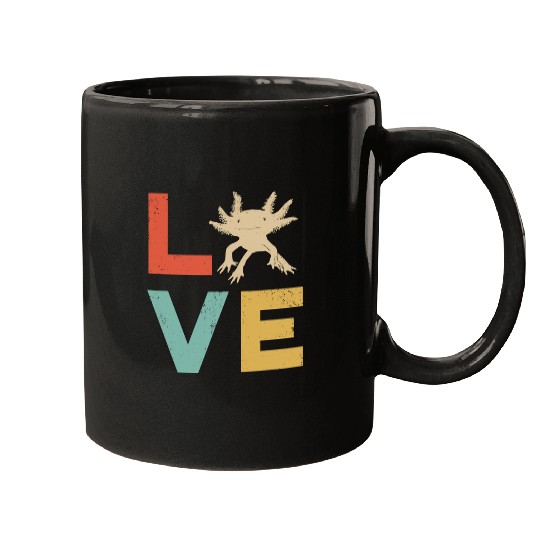 Axolotls Pet vintages Retro Lizard or Salamander Gift Mugs