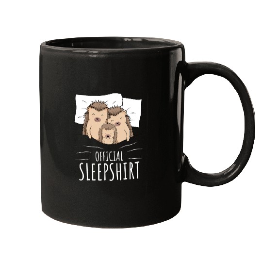 Hedgehog Pet Family Official Sleep Mugs