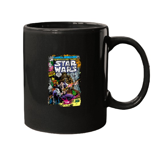 Book Fun Star Wars Classic Han Solo Chewbacca vintages Comic Mugs