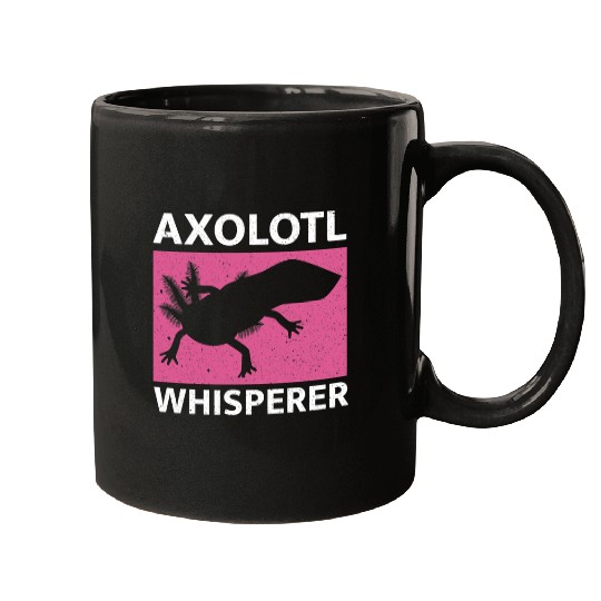 Axolotls Pet Whisperer vintages Retro Salamander Mugs