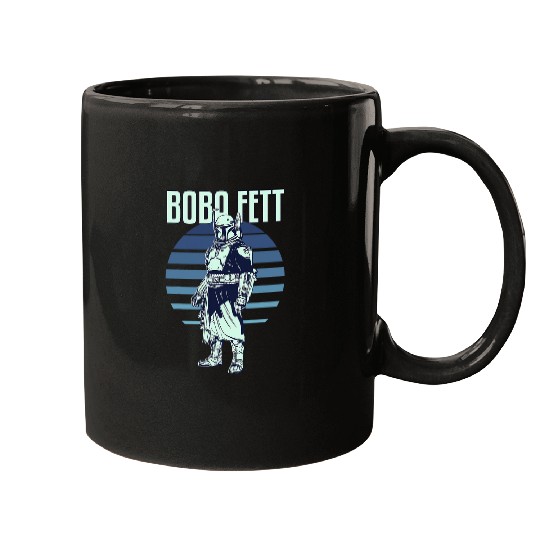 Book Fun Star Wars The Book Of Boba Fett Silhouette Chest Portrait Mugs