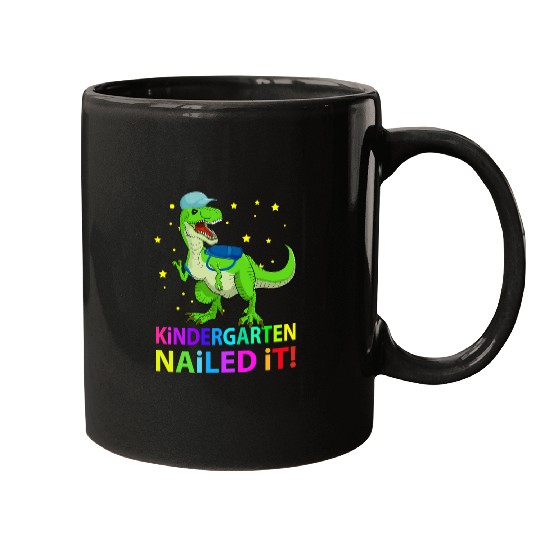 Dinosaur Pet Kids T rexs Kindergarten Nailed It Graduation Class Of 2T rexs Saurus Mugs