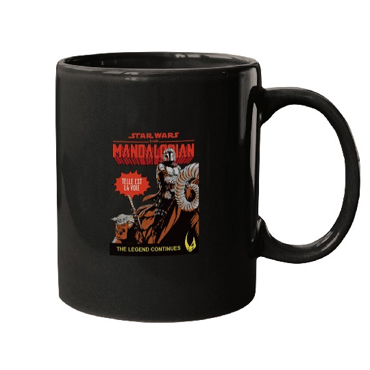 Book Fun Star Wars The Mandalorian Telle Est La Voie Comic Mugs
