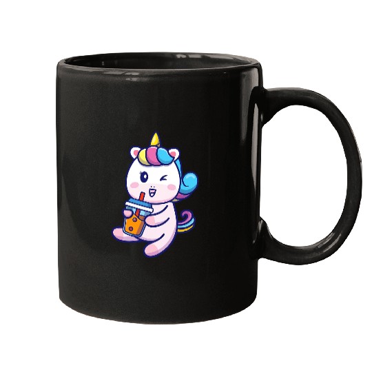 Unicorn Pet Boba Tea Bubble Tea For Men Women Kids Anime Kawaii 7 Mugs