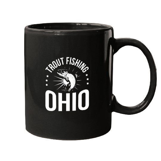 Fishing Fun Trout Fishing Ohio for a Trout Mugs