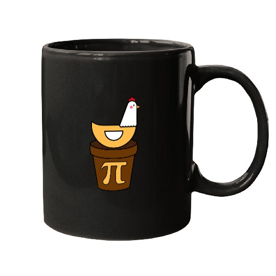 Chicken Pet Pi Day Chicken Pot Pie Math Science Funny Boys Pi Day Mugs
