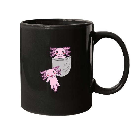Axolotls Pet Fish Lizard Pocket of Axolotls Sea Salamander Axolotlss Axolotlss Mugs