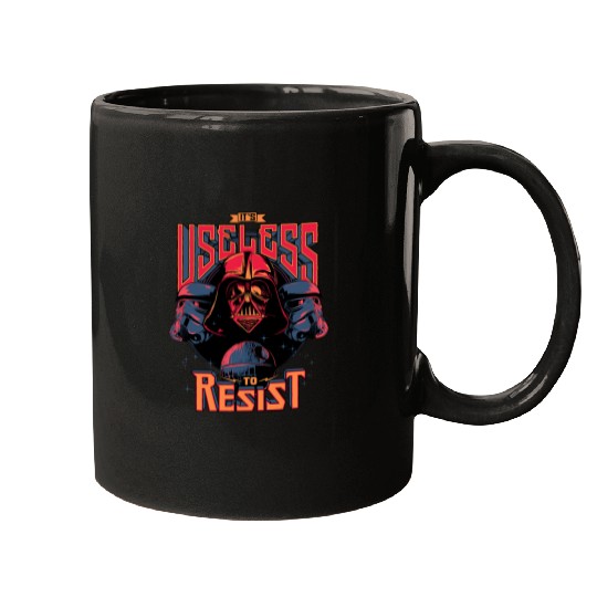 Book Fun Star Wars It s Useless To Resist Dark Side Comic Book Style Mugs