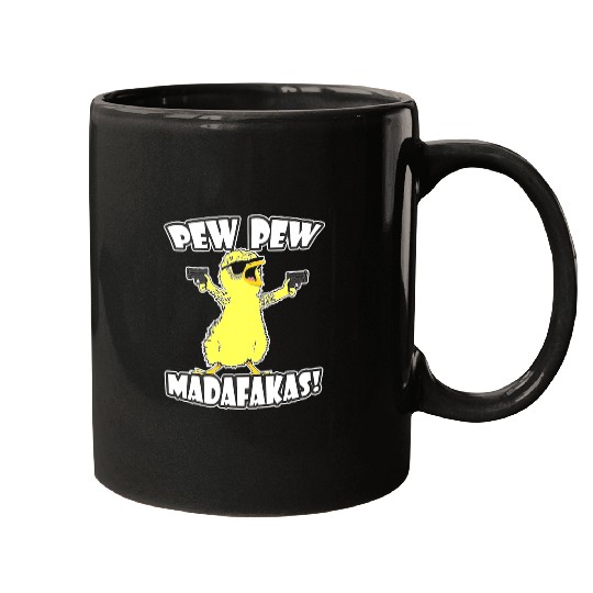 Chicken Pet Pew Pew Madafakas Mugs