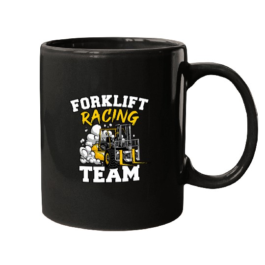 Forklift Fun Racing Team 2Warehouse Forklift Operator Mugs