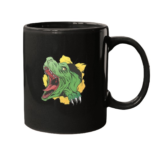 Dinosaur Pet T rexs Lizard Head Dinosaur Childrens Tyrannosaurus Rex Mugs
