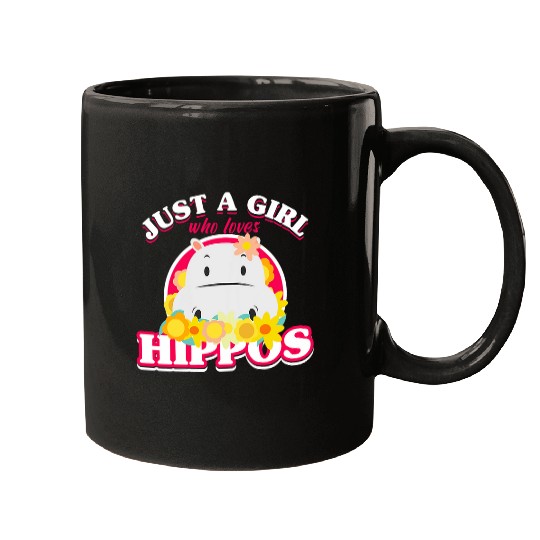 Hippo Pet Cow Lover Womens Hippo Lover Girl Rhino Sea Cow Behemoth Girl Mugs