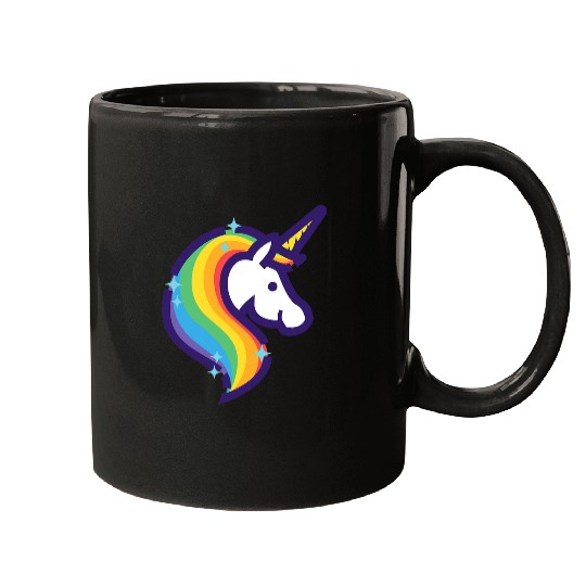 Unicorn Pet Rainbow Striped Kidcore Aesthetic Clothes E Girl Mugs