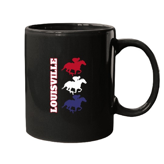 Horse Pet Louisville Kentucky Thoroughbred Horse Racing Mugs