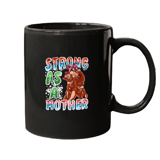 Otter Pet Otters Mom Strong As A Mother Mommy Mama Mothers Day Mugs