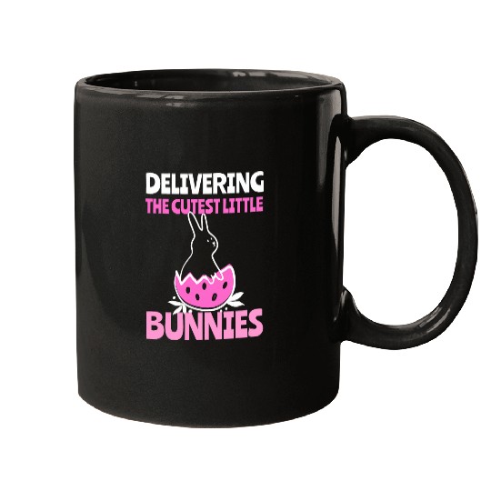 nurses Job Easter Pregnancy Delivering Cutest Bunnies nurses Labor Day 2 Mugs